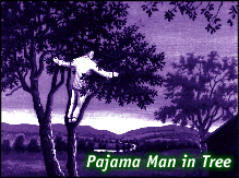 [Pajama Man in Tree]